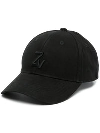 Embroidered Logo Black Cap