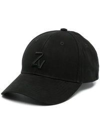 Embroidered Logo Black Cap