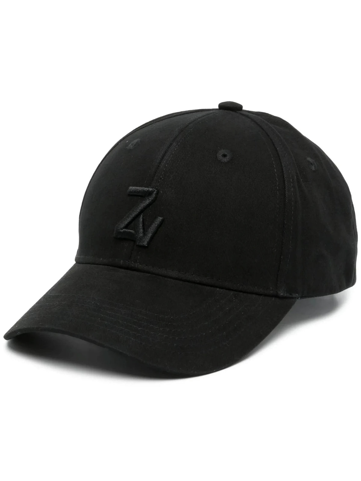 Embroidered Logo Black Cap