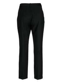 High-Waisted Black Trousers
