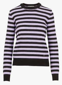 Striped Wool Black/khaki Sweater
