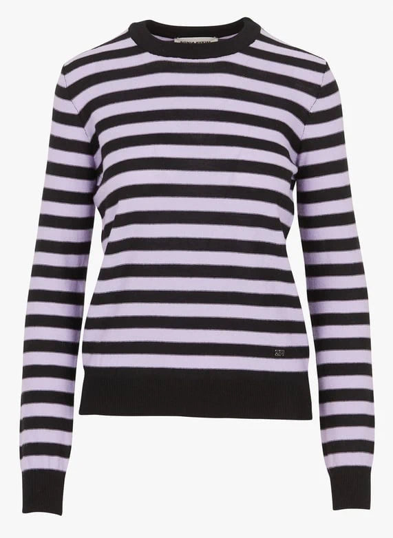Striped Wool Black/khaki Sweater