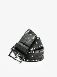 Starlight Brown Leather Belt