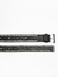 Starlight Brown Leather Belt