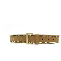 Starlight Brown Leather Belt