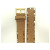 Starlight Brown Leather Belt