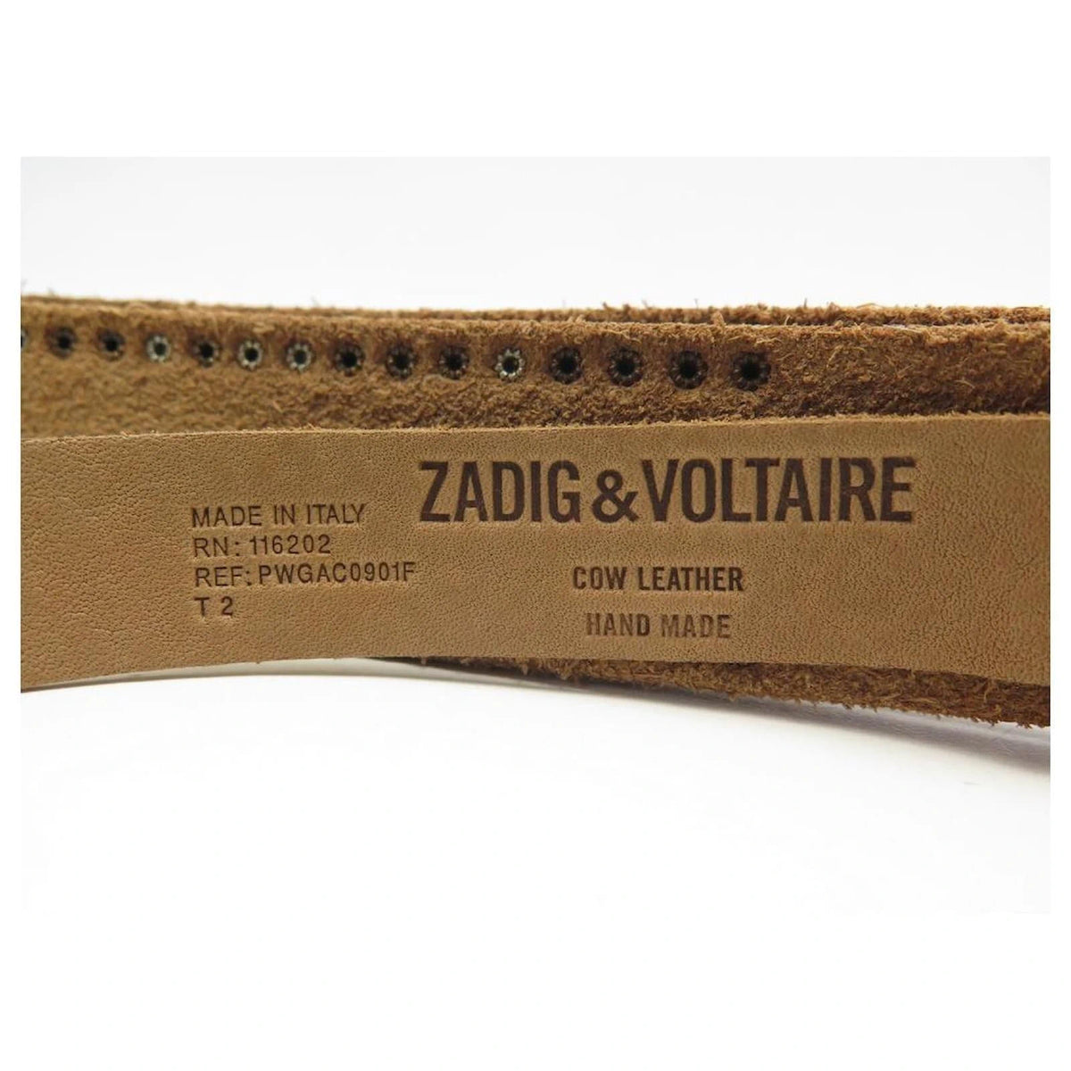 Starlight Brown Leather Belt