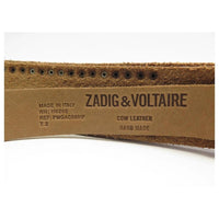 Starlight Brown Leather Belt