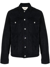 Suede Navy Blue Jacket