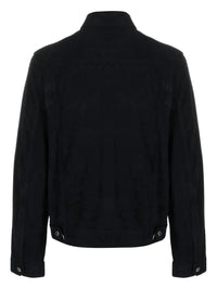 Suede Navy Blue Jacket