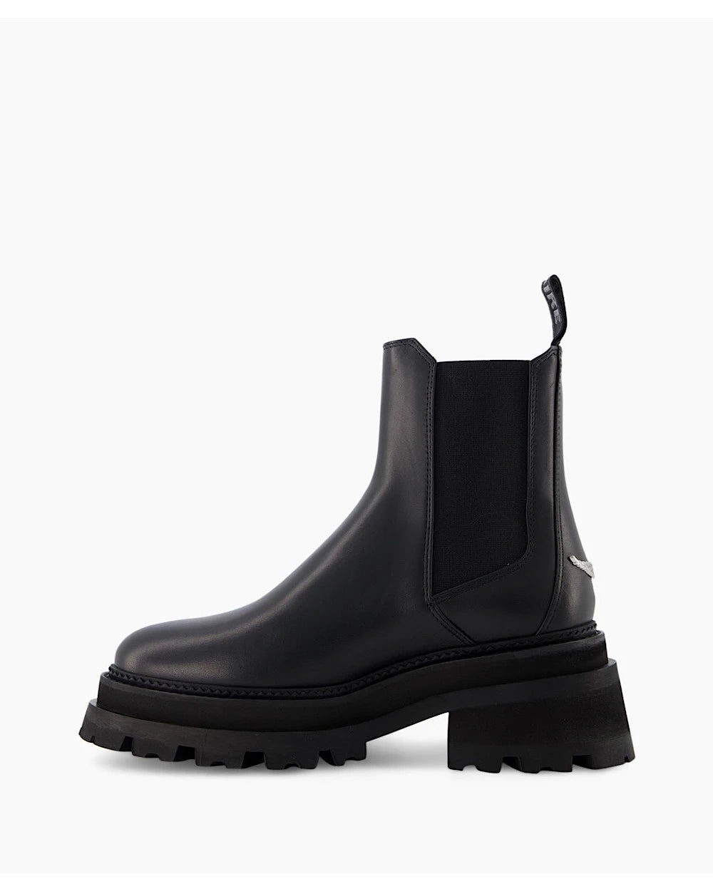 Rave Semy-Shiny Black Boots