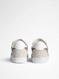 ZV1747 Silver Sparkle Trainers