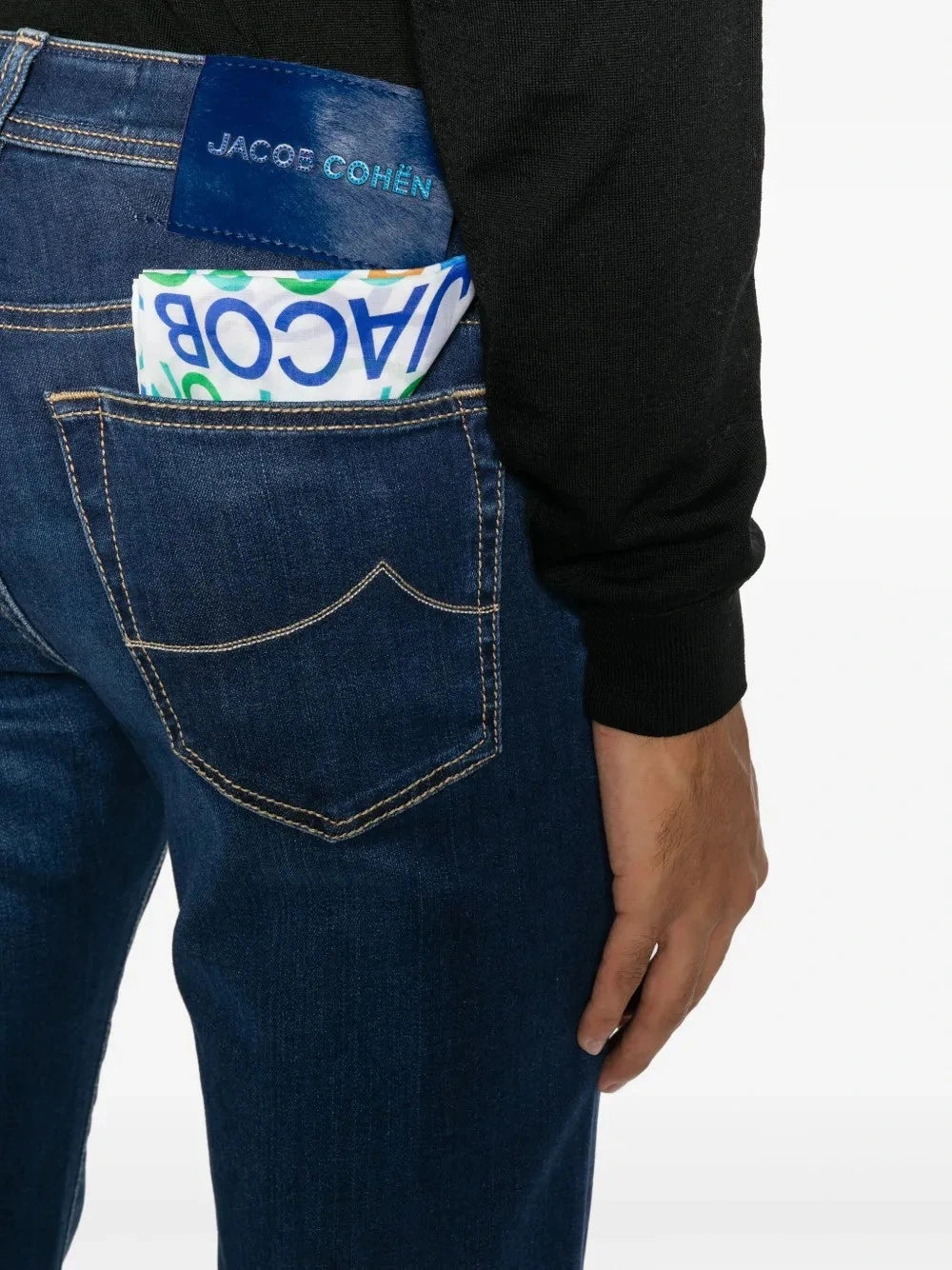 Mid-Rise Brown Denim Jeans