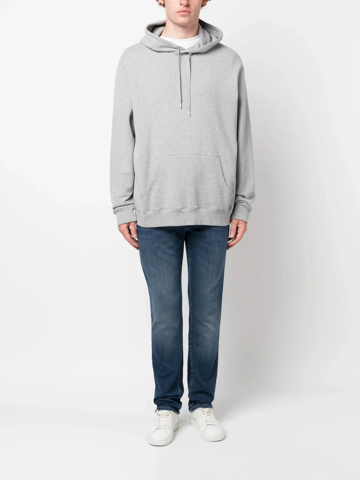 Logo-Patch Blue Denim Jeans