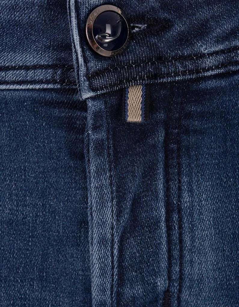 Logo-Patch Blue Denim Jeans