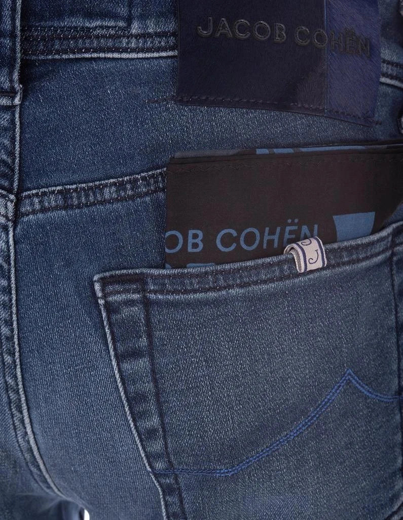 Logo-Patch Blue Denim Jeans