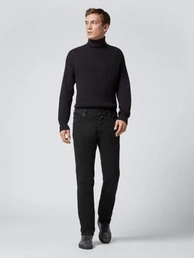 Nick Super Slim Black Jeans