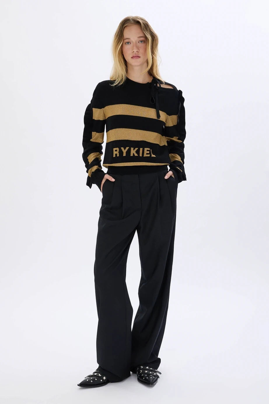 Single-Breasted Black Blazer