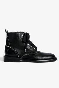 Laureen Roma Black Ankle Boots