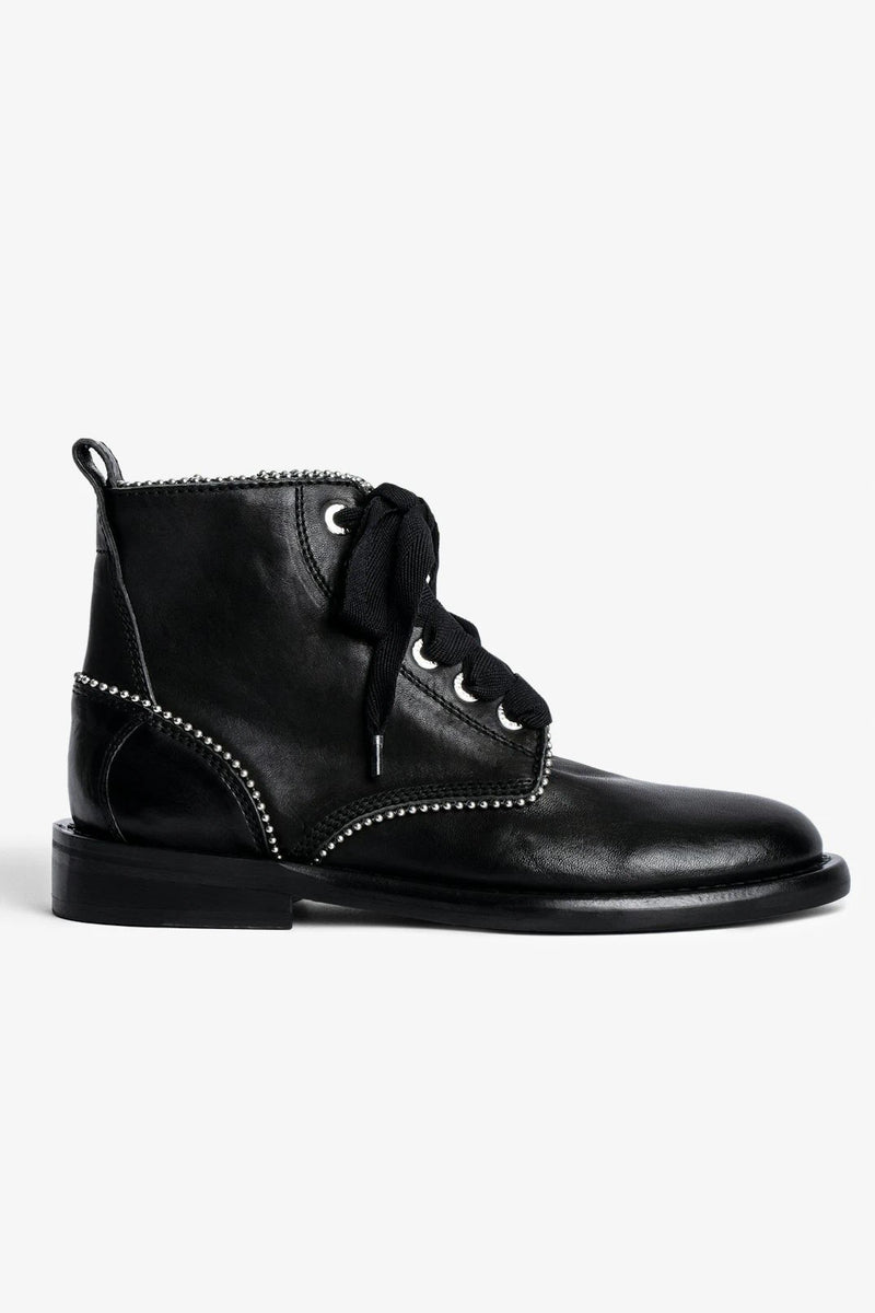 Laureen Roma Black Ankle Boots