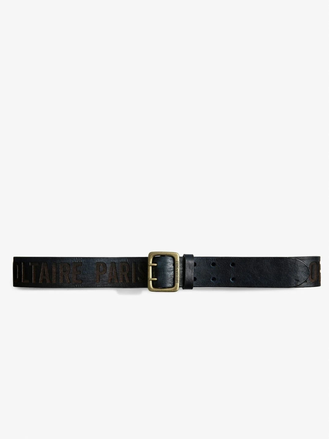 Buckley Stamped Navy Belt