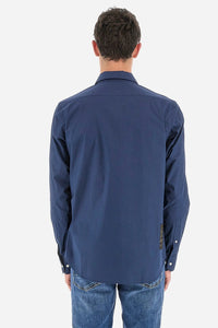La Martina Blue Poplin Shirt