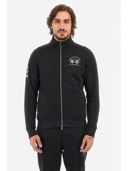 Fleece Brushed Black Sweatshirt