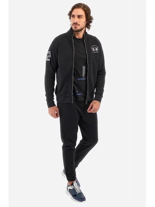 Fleece Brushed Black Sweatshirt