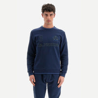La Martina Blue Crew Neck Sweatshirt