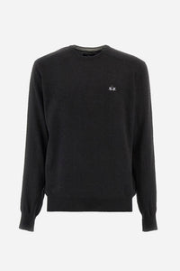 Crew Neck Blue Sweater