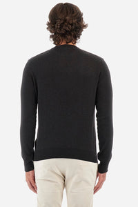 Crew Neck Blue Sweater