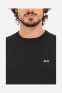 Crew Neck Blue Sweater