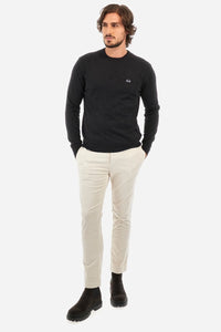 Crew Neck Blue Sweater