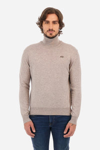 Tricot Turtle Neck Grey Pullover