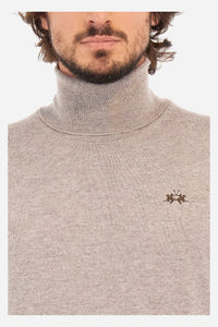 Tricot Turtle Neck Grey Pullover