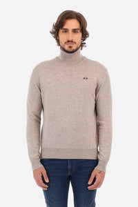 Tricot Turtle Neck Grey Pullover