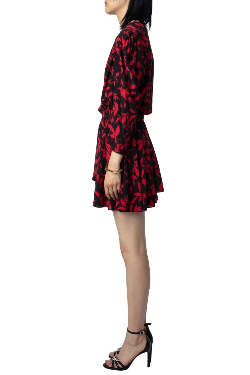 Soft Ikat Black Dress