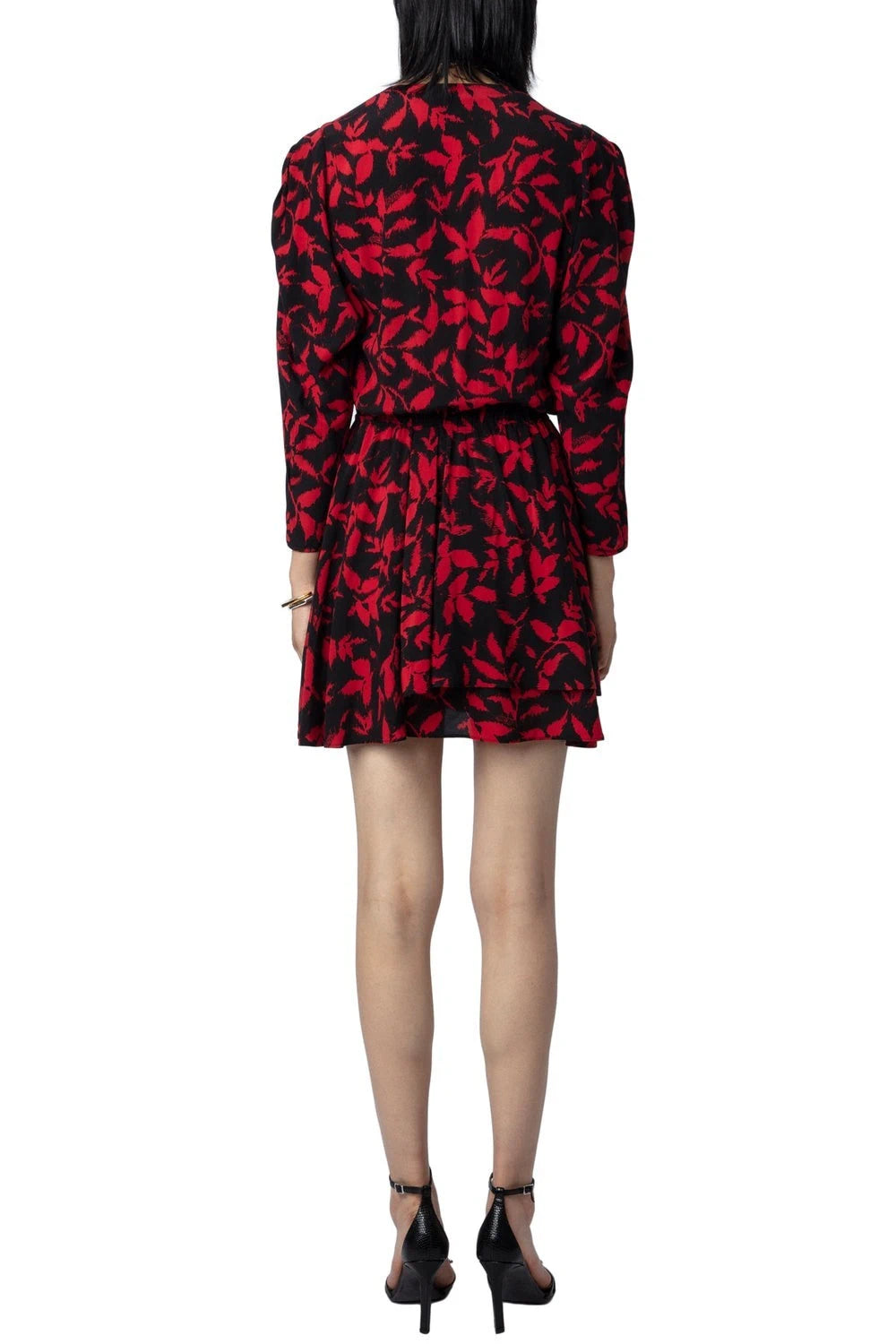 Soft Ikat Black Dress