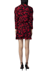 Soft Ikat Black Dress