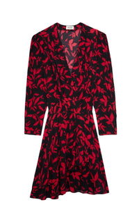 Soft Ikat Black Dress