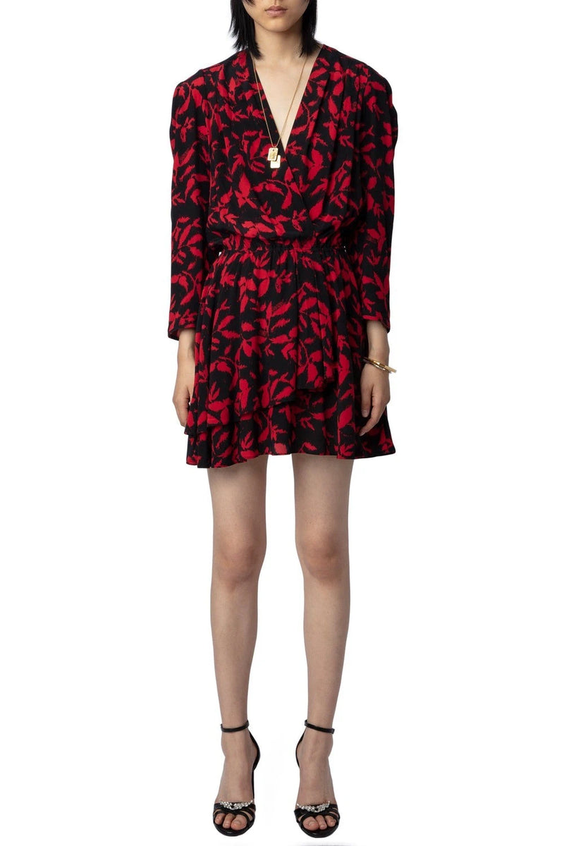 Soft Ikat Black Dress