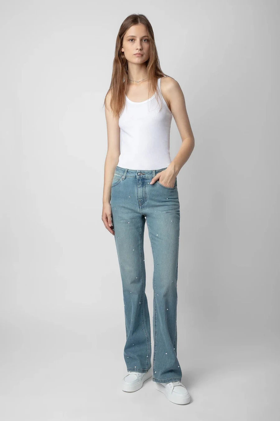 Mid-Rise Blue Jeans