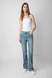 Mid-Rise Blue Jeans