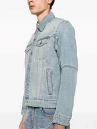 Kasy Denim Strass Blue Jacket