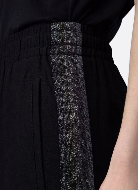 High-Waisted Black Trousers