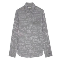 Jacquard Grey Shirt