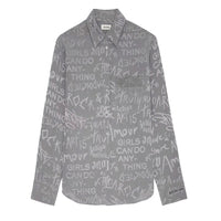 Jacquard Grey Shirt