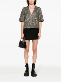 Tytane Sequin Brown Blouse