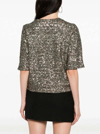 Tytane Sequin Brown Blouse