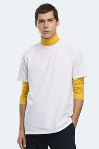 Emersen White Crewneck T-Shirt